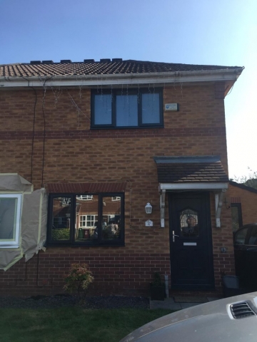 New UPVC Window Spraying